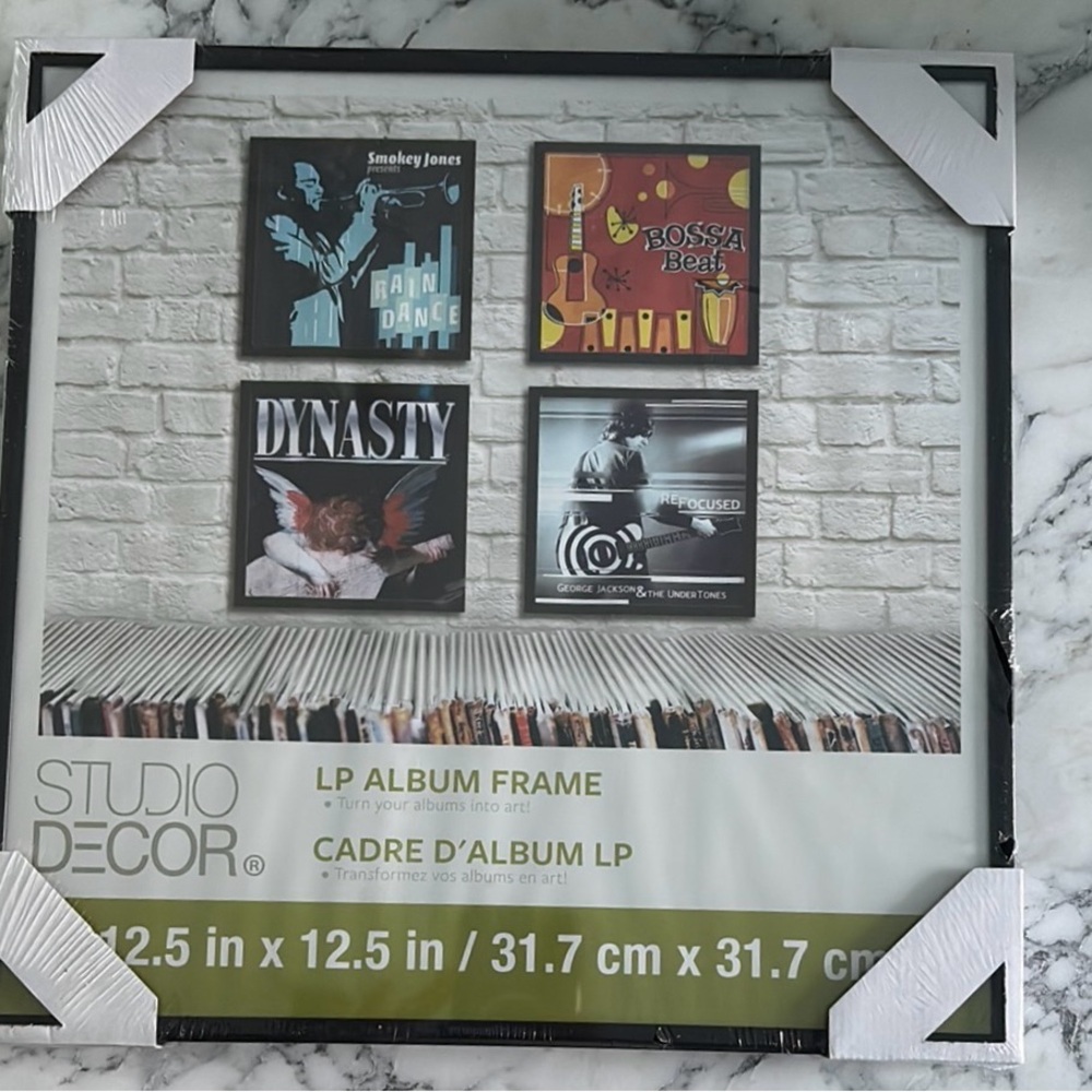 Studio Decor Black LP Album Frame